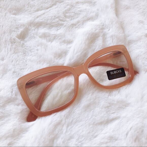 Grace Pink Computer Blue Light Glasses - Picture 7 of 12